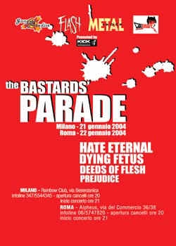 MetalWave Live-Report ::: «The Bastards Parade» Hate Eternal + Dying Fetus + Deeds of Flesh + Prejudice