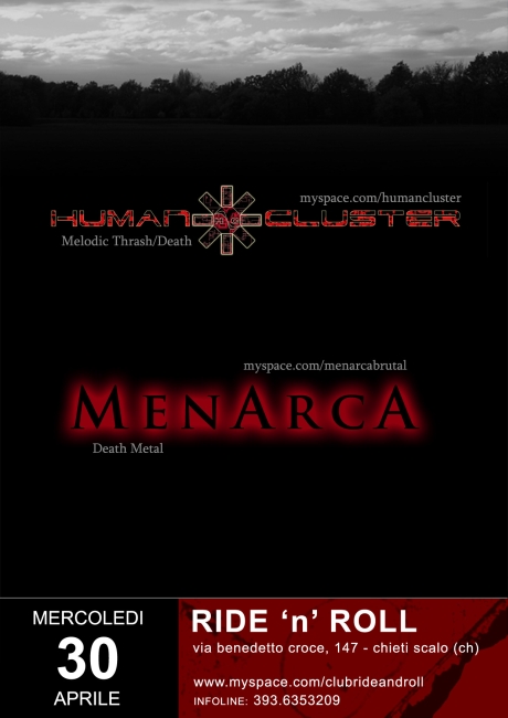 MetalWave Live-Report ::: Menarca + Human Cluster