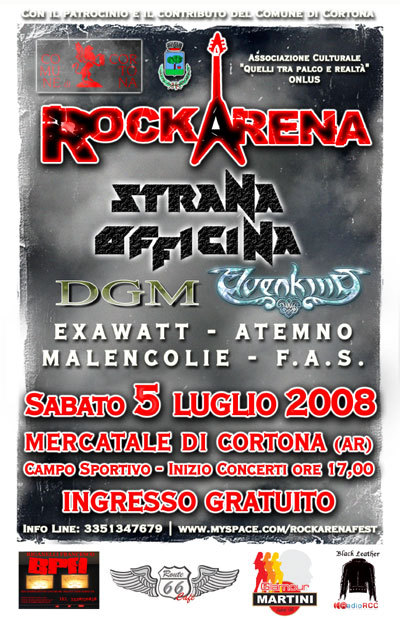 MetalWave Live-Report ::: «Rock Arena» Strana Officina + DGM + Elvenking + Exawatt + Atemno + Malencolie + F.A.S.