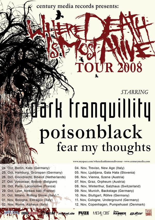 Where Death is Most Alive Tour 2008 | MetalWave.it Live Reports
