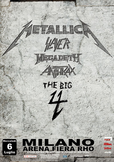 MetalWave Live-Report ::: «The Big 4» Metallica + Slayer + Megadeth + Anthrax