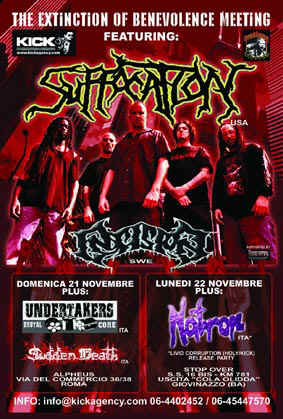 MetalWave Live-Report ::: Suffocation + Undertakers + Sudden Death