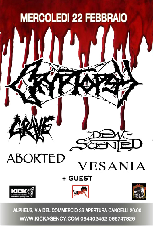 MetalWave Live-Report ::: Cryptopsy + Dew Scented + Aborted