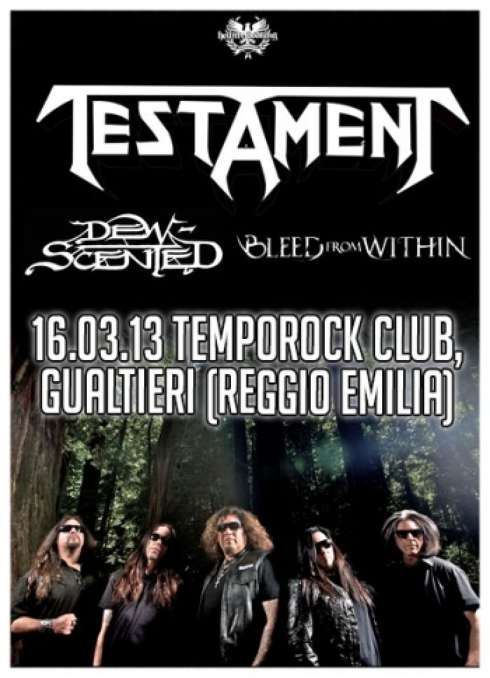 MetalWave Live-Report ::: Testament + Dew-Scented + Bleed From Within