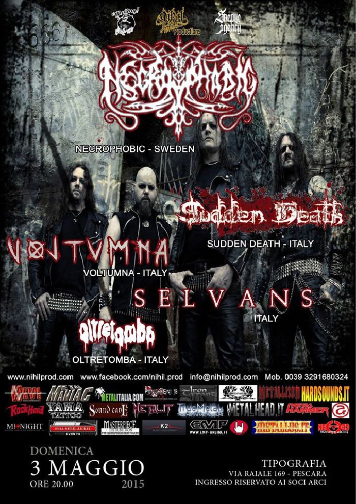 MetalWave Live-Report ::: «Necrophobic + Mutant Safari + Voltumna + Selvans» Necrophobic + Mutant Safari + Voltumna + Selvans