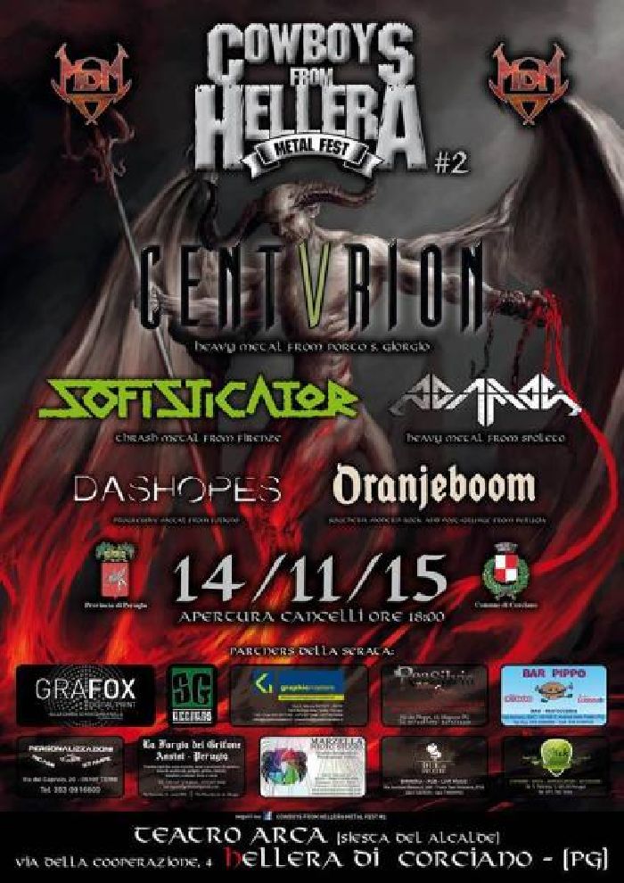 MetalWave Live-Report ::: «Cowboys From Hellera Metal Fest # 2» Centvrion + Sofisticator + Adamas + Dashopes + Oranjeboom