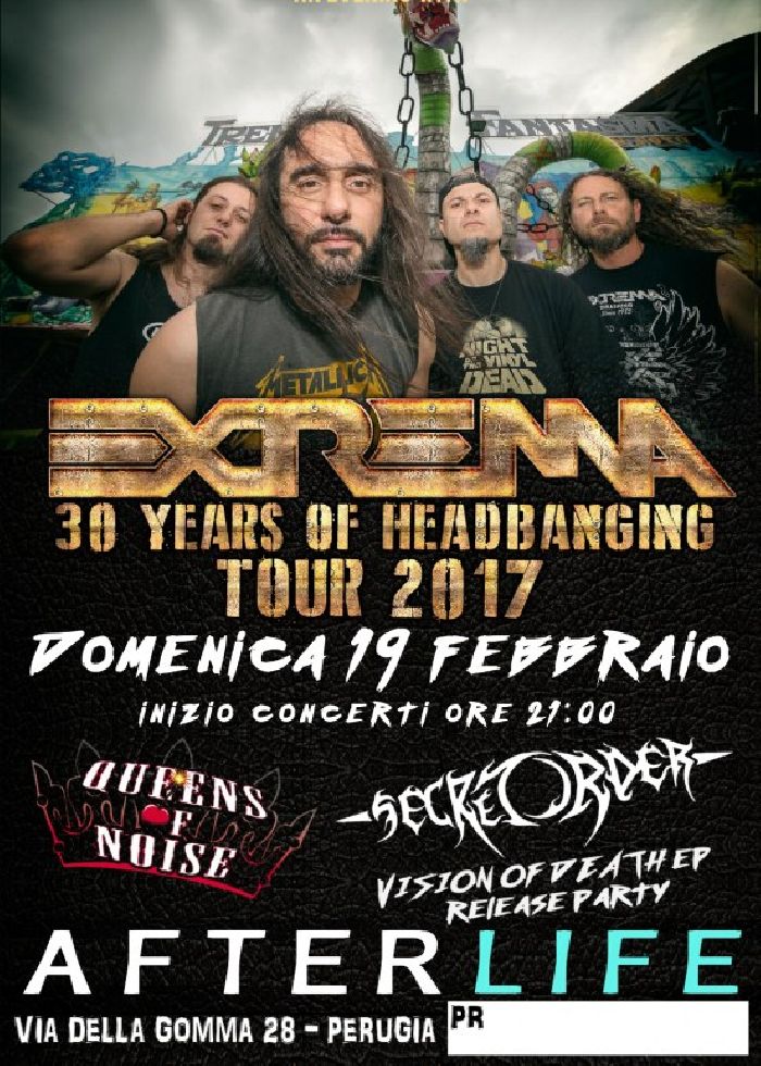 MetalWave Live-Report ::: «EXTREMA "30 Years Headbanging tour 2017"» Extrema + Secret Order + Queens of Noise