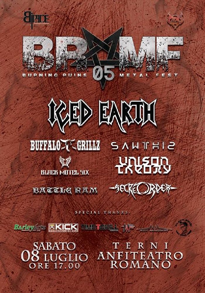 MetalWave Live-Report ::: «BURNING RUINS METAL FEST 2017» Iced Earth + Buffalo Grillz + Sawthis + Black Motel Six + Unison Theory + Battle Ram + Secret Order