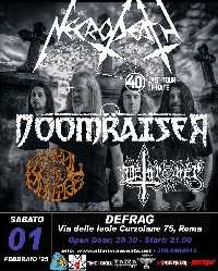 NECRODEATH - 40 LAST TOUR OF HATE | MetalWave.it Live Reports