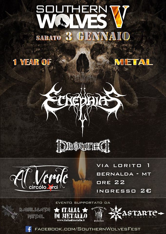SOUTHERN WOLVES: appuntamento live per festeggiare il suo primo anno