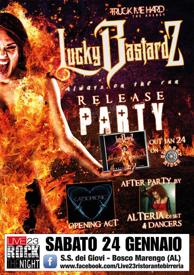 LUCKY BASTARDZ: uscita nuovo album e release party annunciato