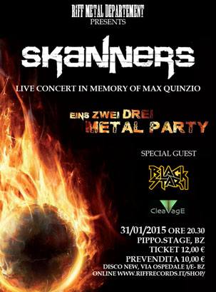 SKANNERS: release party del primo live ufficiale in CD+DVD