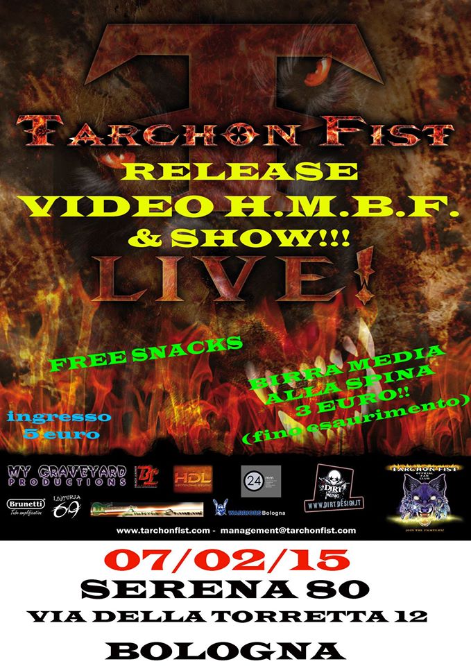 TARCHON FIST: presentazione del video -"Heavy Metal Black Force"
