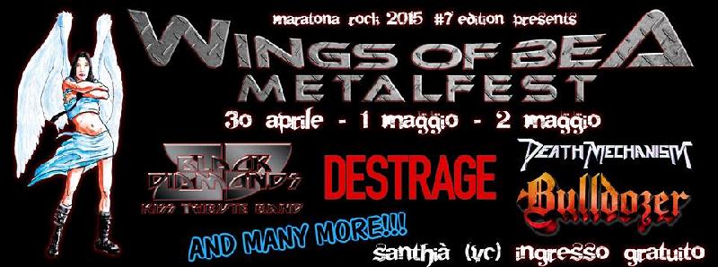 WINGS OF BEA METAL FEST: i nomi dell'edizione 2015