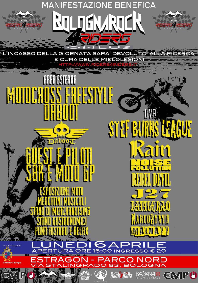 BOLOGNA ROCK 4 RIDERS: tutti i dettagli dell’evento e altri special guest