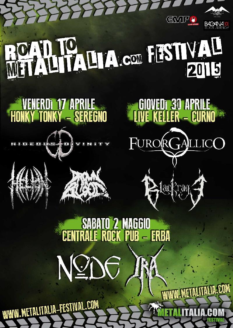 ROAD TO METALITALIA.COM FESTIVAL 2015: tre warm-up party per il festival