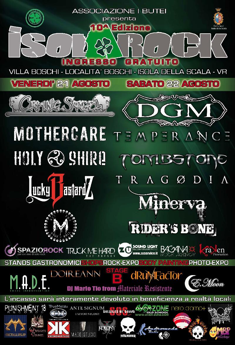 ISOLA ROCK 2015: la decima edizione ad Agosto