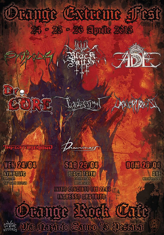 ORANGE EXTREME FEST 2015: i dettagli delle serate pescaresi