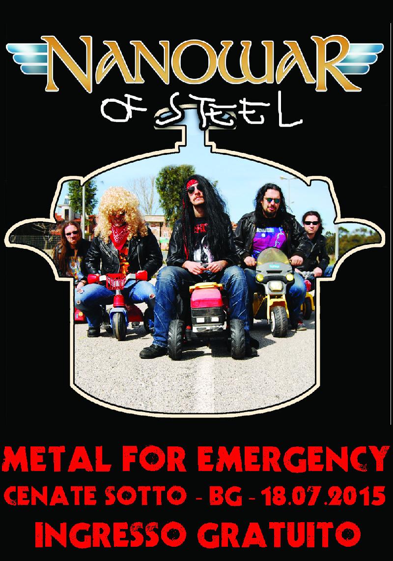 METAL FOR EMERGENCY FESTIVAL 2015: annunciati i NANOWAR e gli ANEWRAGE nel bill della seconda serata