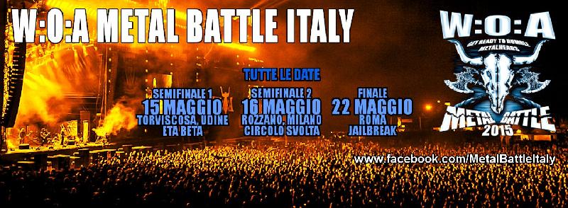 METAL BATTLE ITALY 2015: le band qualificate