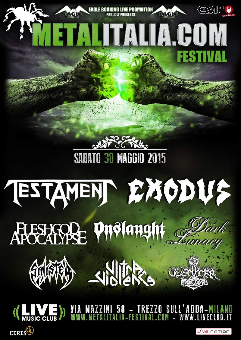 METALITALIA.COM FESTIVAL 2015: orari e dettagli dei meet & greet e dell'aftershow