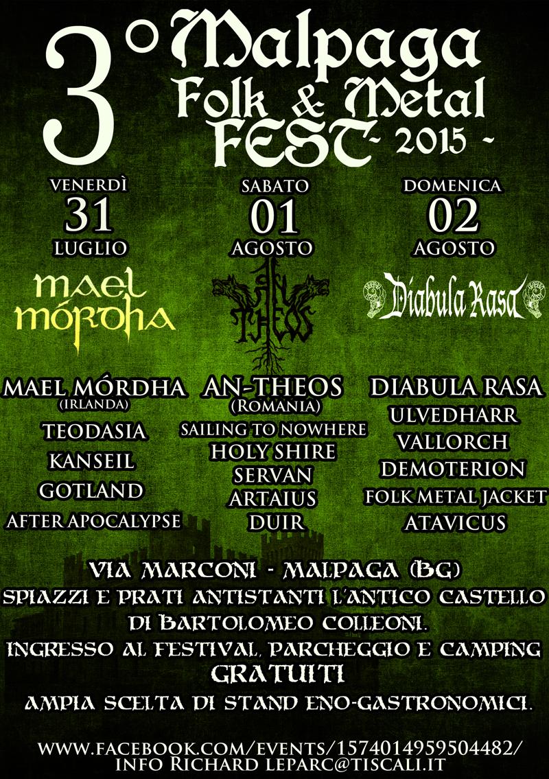 MALPAGA FOLK & METAL FEST: i dettagli della tre giorni