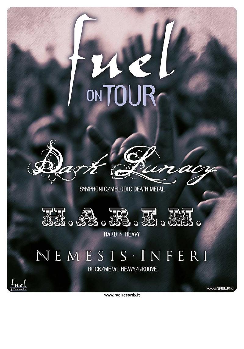 FUEL ON TOUR: Dark Lunacy, H.A.R.E.M. e Nemesis Inferi insieme in tour