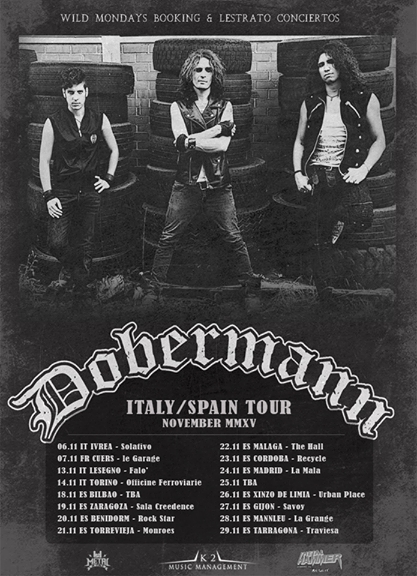 DOBERMANN: annunciato il nuovo tour