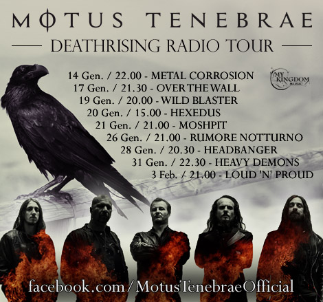 MOTUS TENEBRAE: presentano il "Deathrising Radio Tour"