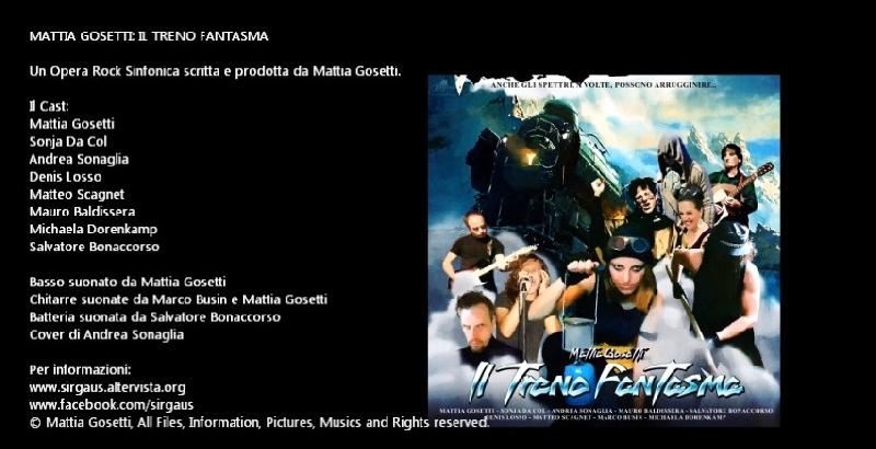 MATTIA GOSETTI: opera rock sinfonica dal titolo "Il Treno Fantasma"