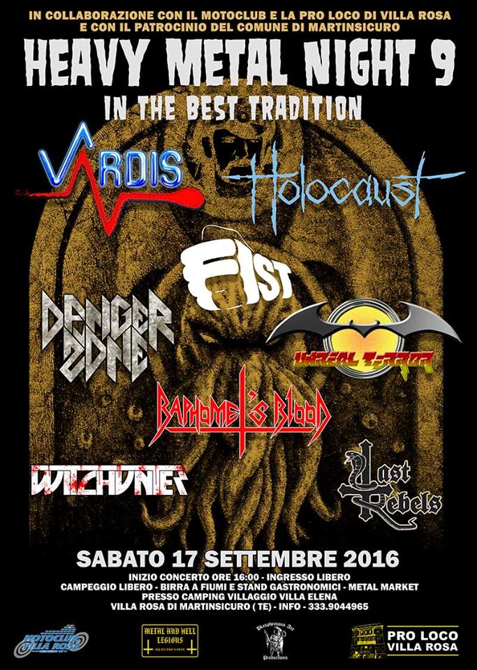 HEAVY METAL NIGHT 9: i primi dettagli del fest abruzzese