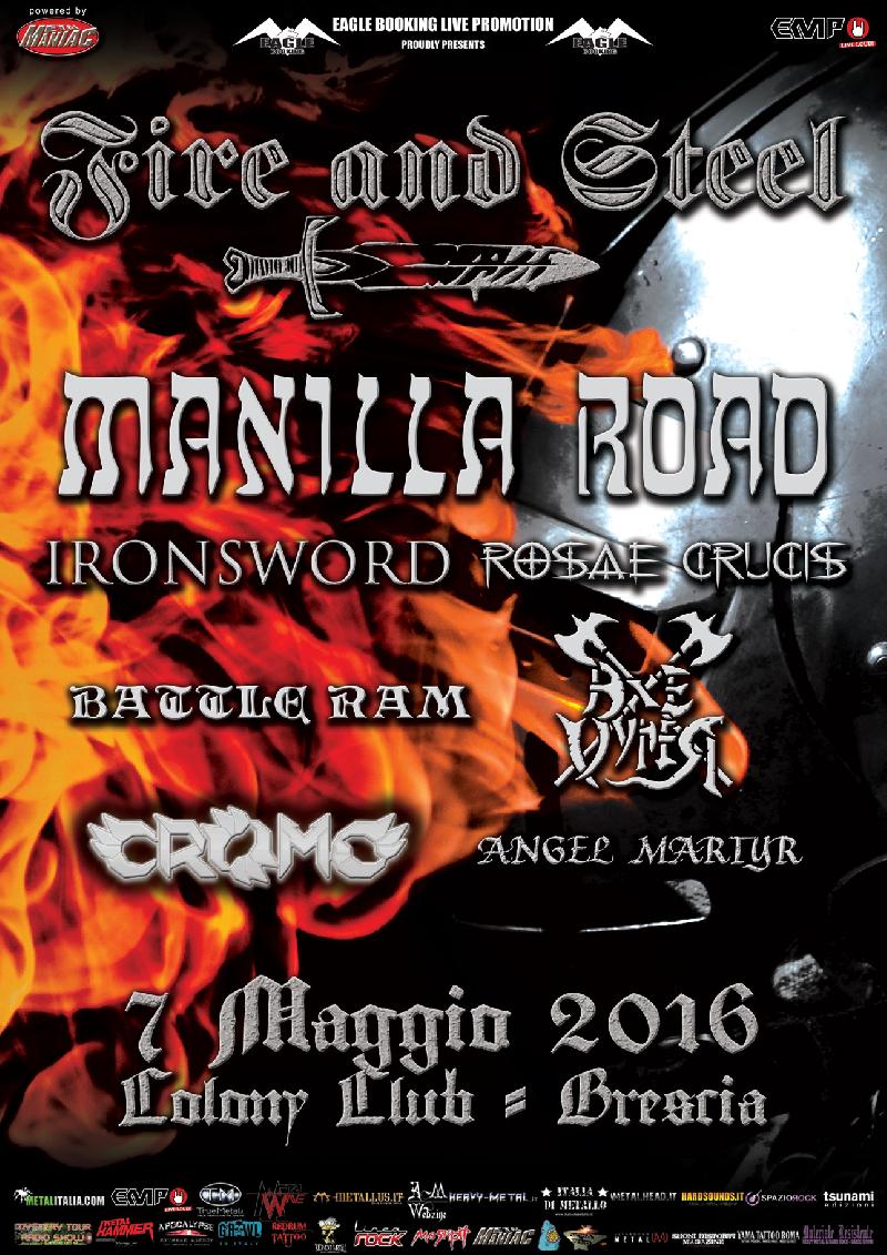 FIRE & STEEL: la line up completa del festival a Brescia