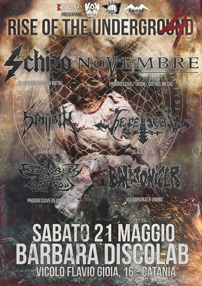 RISE OF THE UNDERGROUND 4: la line-up completa della prima giornata e bus da Palermo