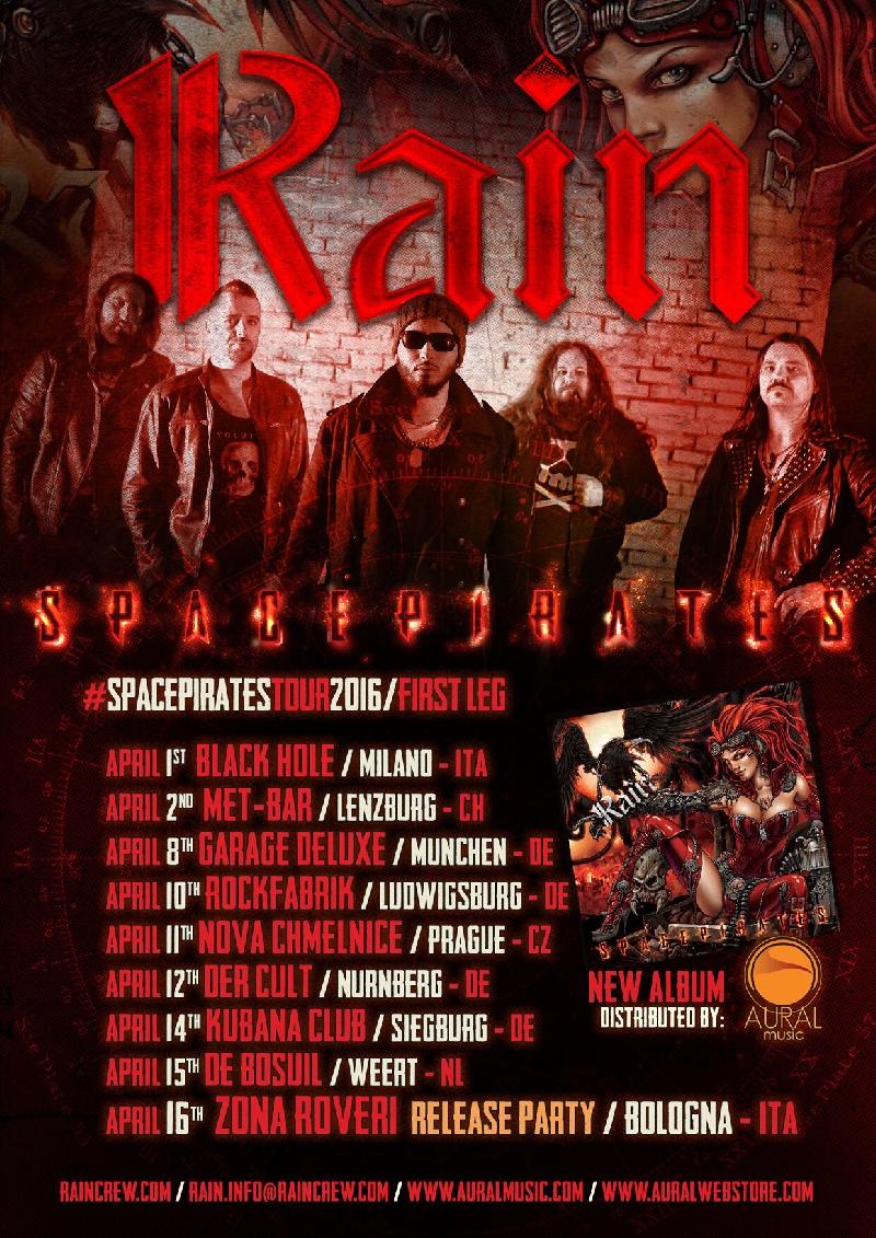 RAIN: il video-clip di "Spacepirates” e prime date del tour