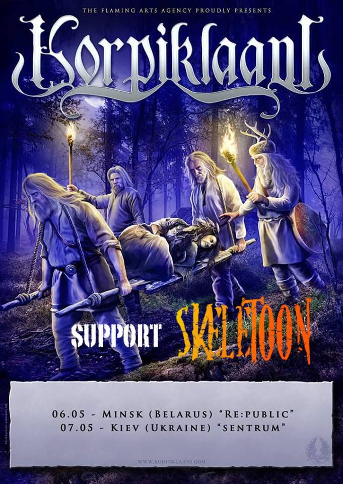 SKELETOON: 2 date con i KORPIKLAANI