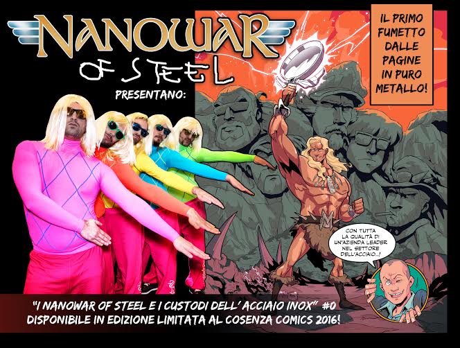 NANOWAR OF STEEL: pubblicheranno il fumetto "I Custodi dell'Acciaio Inox"