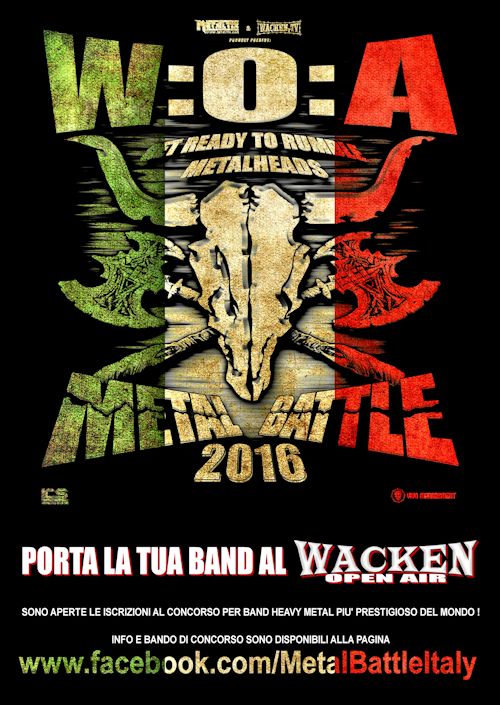 WACKEN METAL BATTLE ITALY 2016: scadenza iscrizioni
