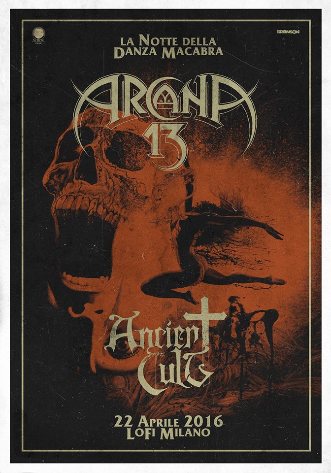 ANCIENT CULT: opening act degli ARCANA 13 al Lo Fi di Milano