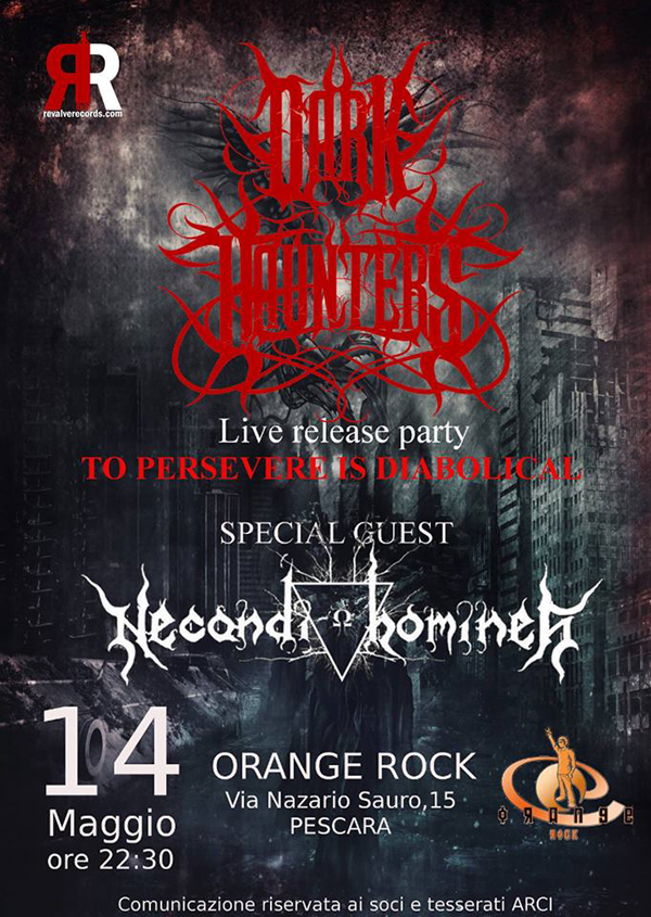 DARK HAUNTERS: il release party di "To Persevere is Diabolical"