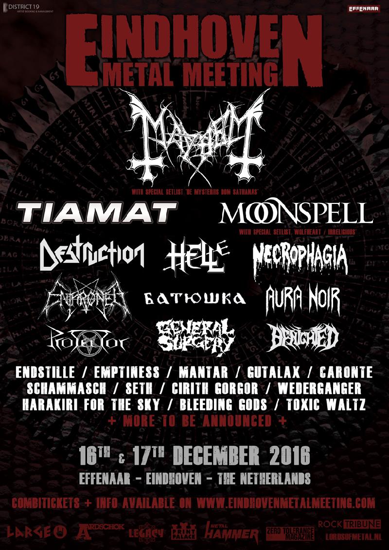 CARONTE: confermati al EINDHOVEN METAL MEETING 2016