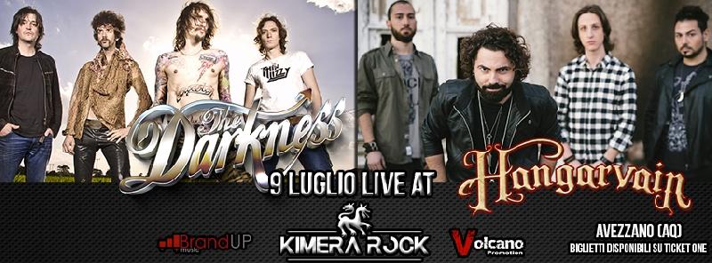 HANGARVAIN: live con i THE DARKNESS a Luglio
