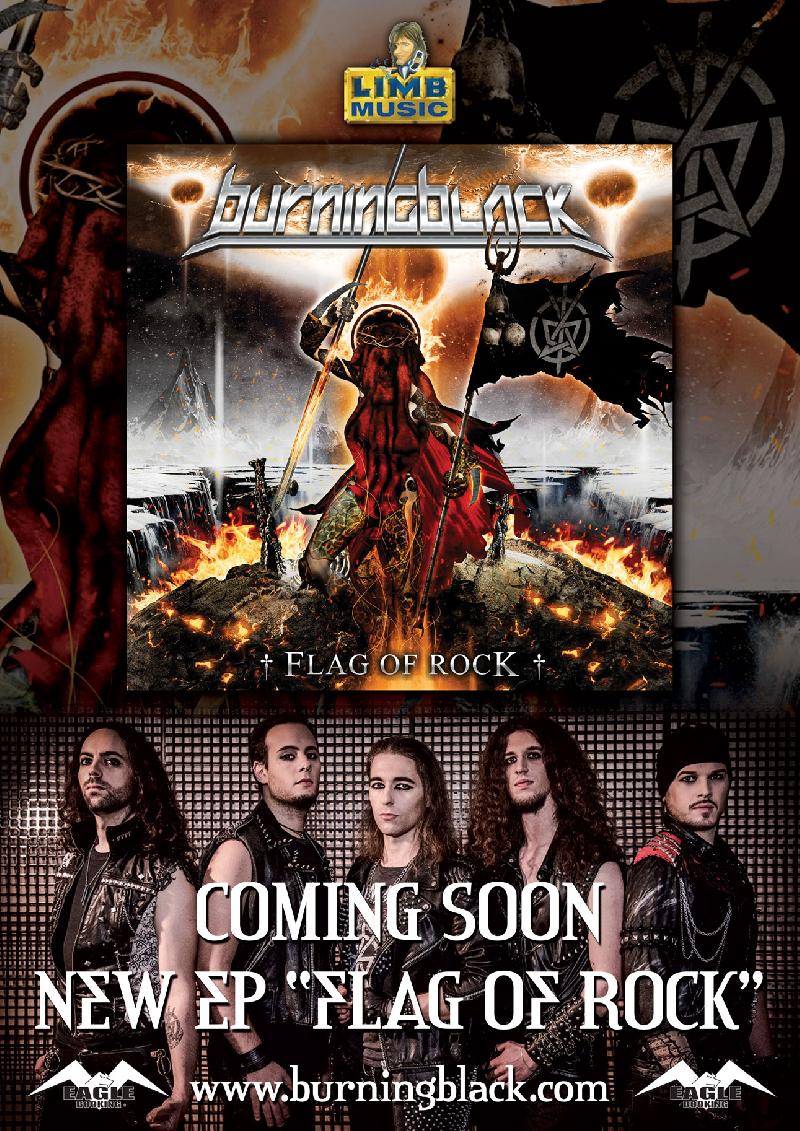BURNING BLACK: da oggi il nuovo ep "Flag Of Rock" in download gratuito