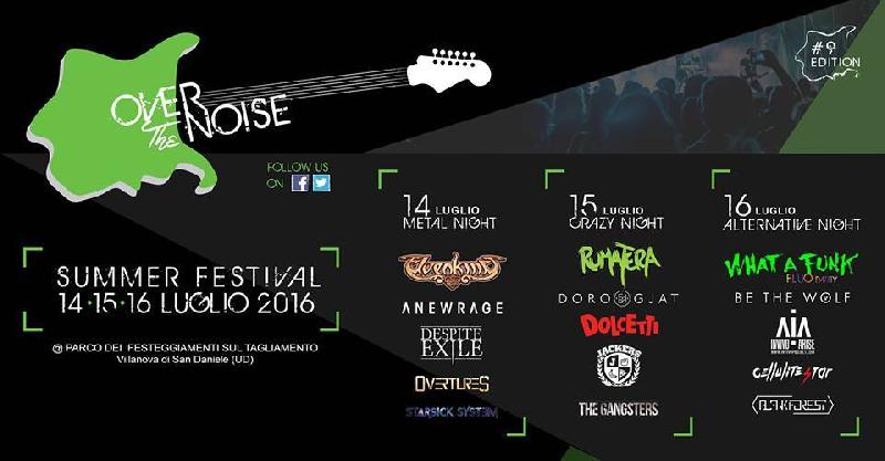 OVER THE NOISE FESTIVAL: i dettagli della nona edizione
