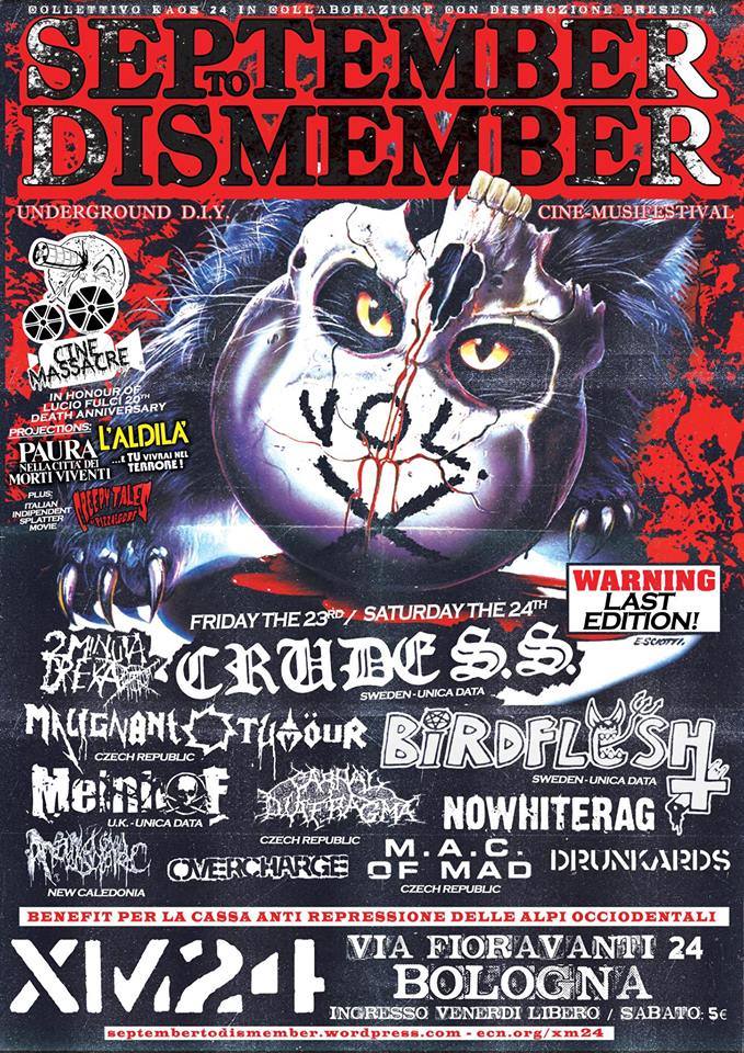 SEPTEMBER TO DISMEMBER FESTIVAL: i dettagli della decima edizione