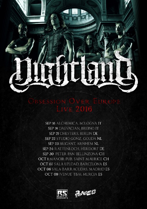 NIGHTLAND: le date del tour europeo "Obsession Over Europe 2016"