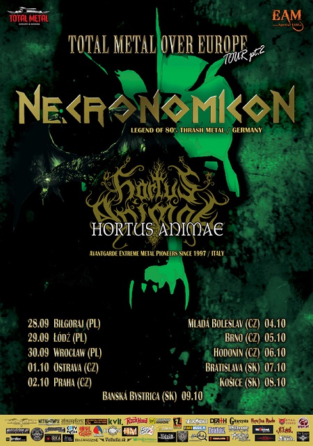 HORTUS ANIMAE: tour autunnale nell'Europa dell'Est con NECRONOMICON