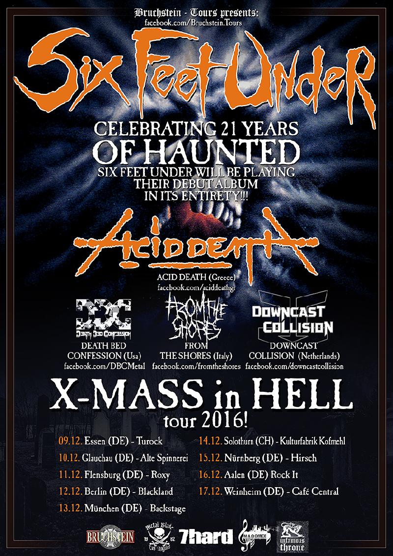FROM THE SHORES: tour con i SIX FEET UNDER
