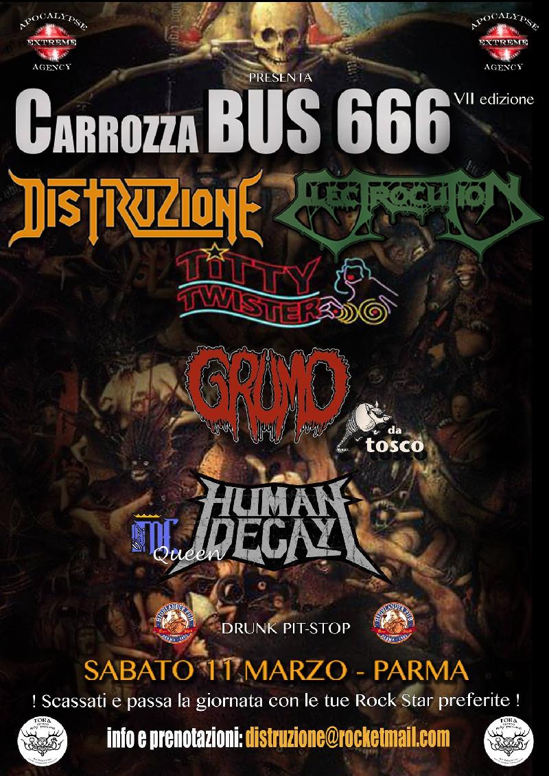BUS 666 FEST: aggiunti gli HUMAN DECAY e tutti i dettagli della giornata