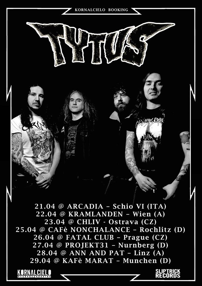 TYTUS: arriva il tour europeo a supporto di "Rises"