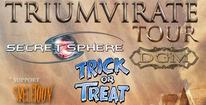 TRIUMVIRATE TOUR: stasera l'unica data italiana